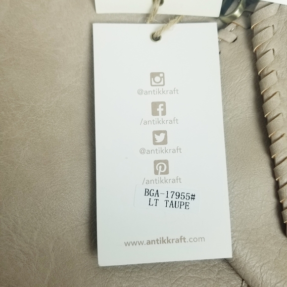 Vegan Leather Antik Kraft Handbag NWT - Picture 13 of 14